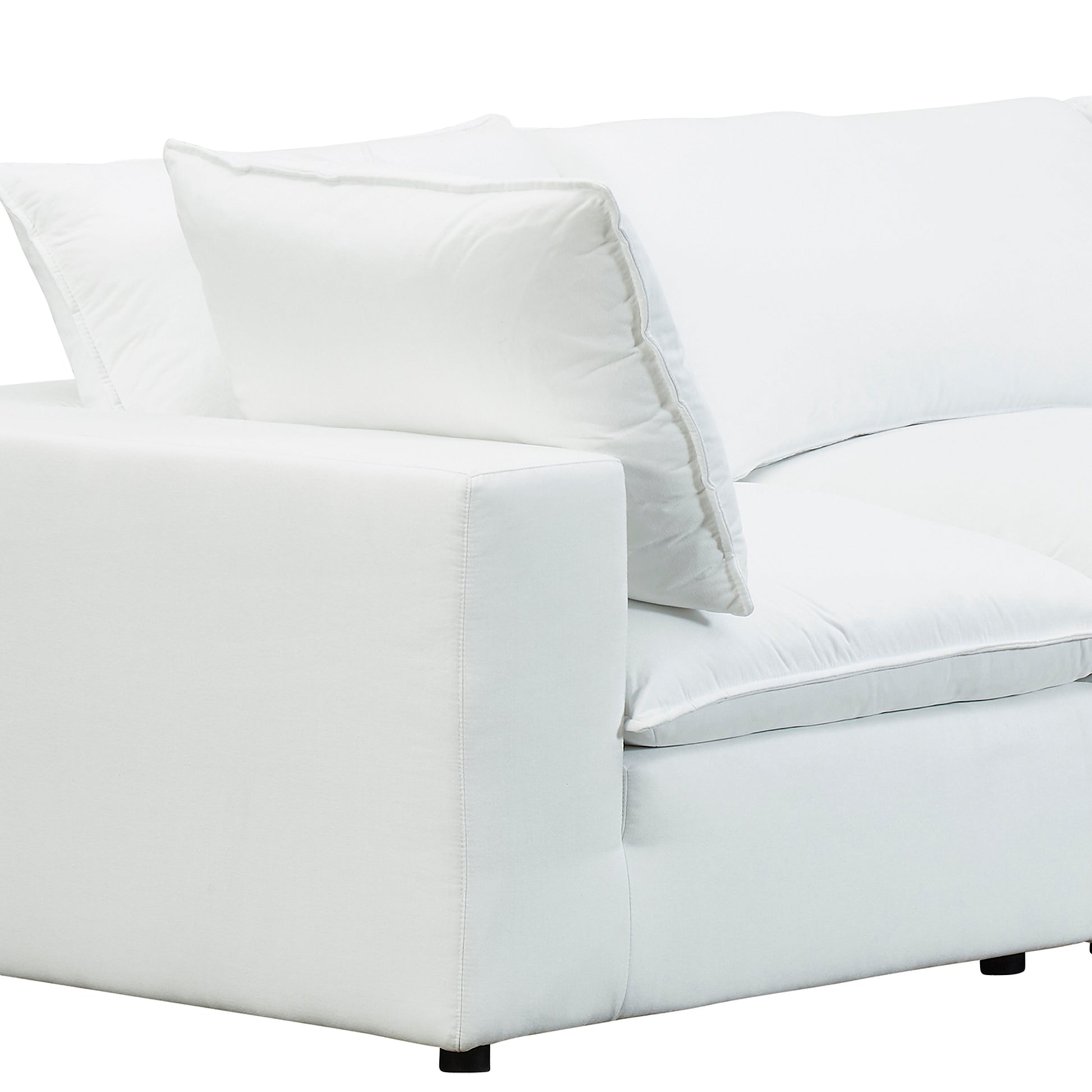 Cali 120" Modular Sofa - Pearl - Image 6