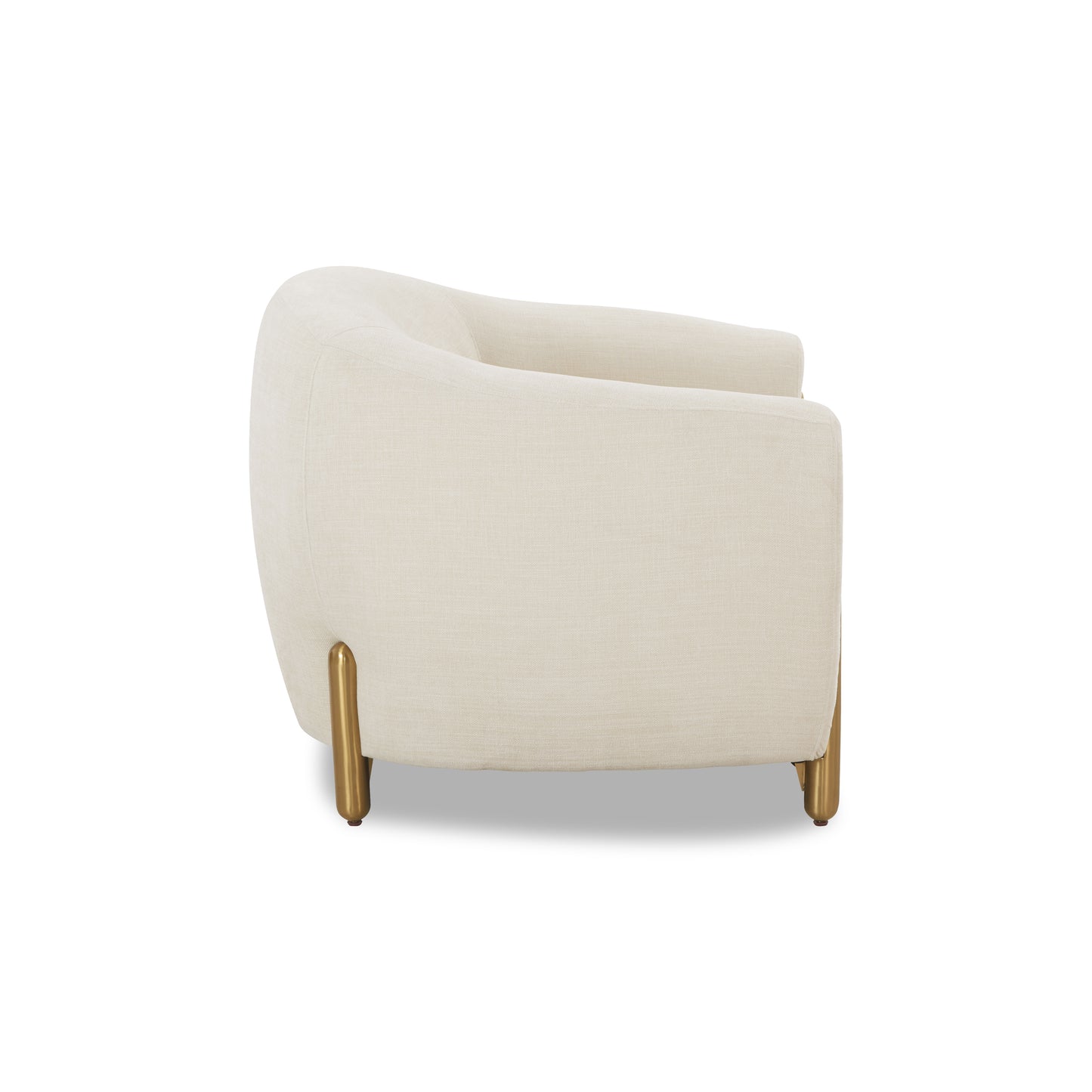 Lina Cream Performance Linen Accent Chair - Image 4