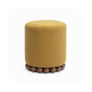 Dex Performance Vegan Mohair Ottoman - Amber - Image 2