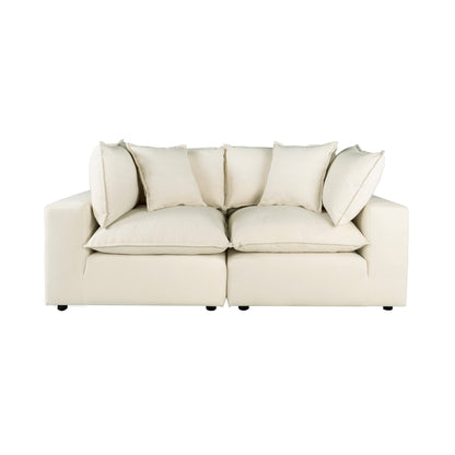 Cali 80" Modular Loveseat - Natural - Image 1