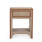 Kora 18" Cotton Jute 1-Drawer Contract-Grade Nightstand - Brown - Image 3