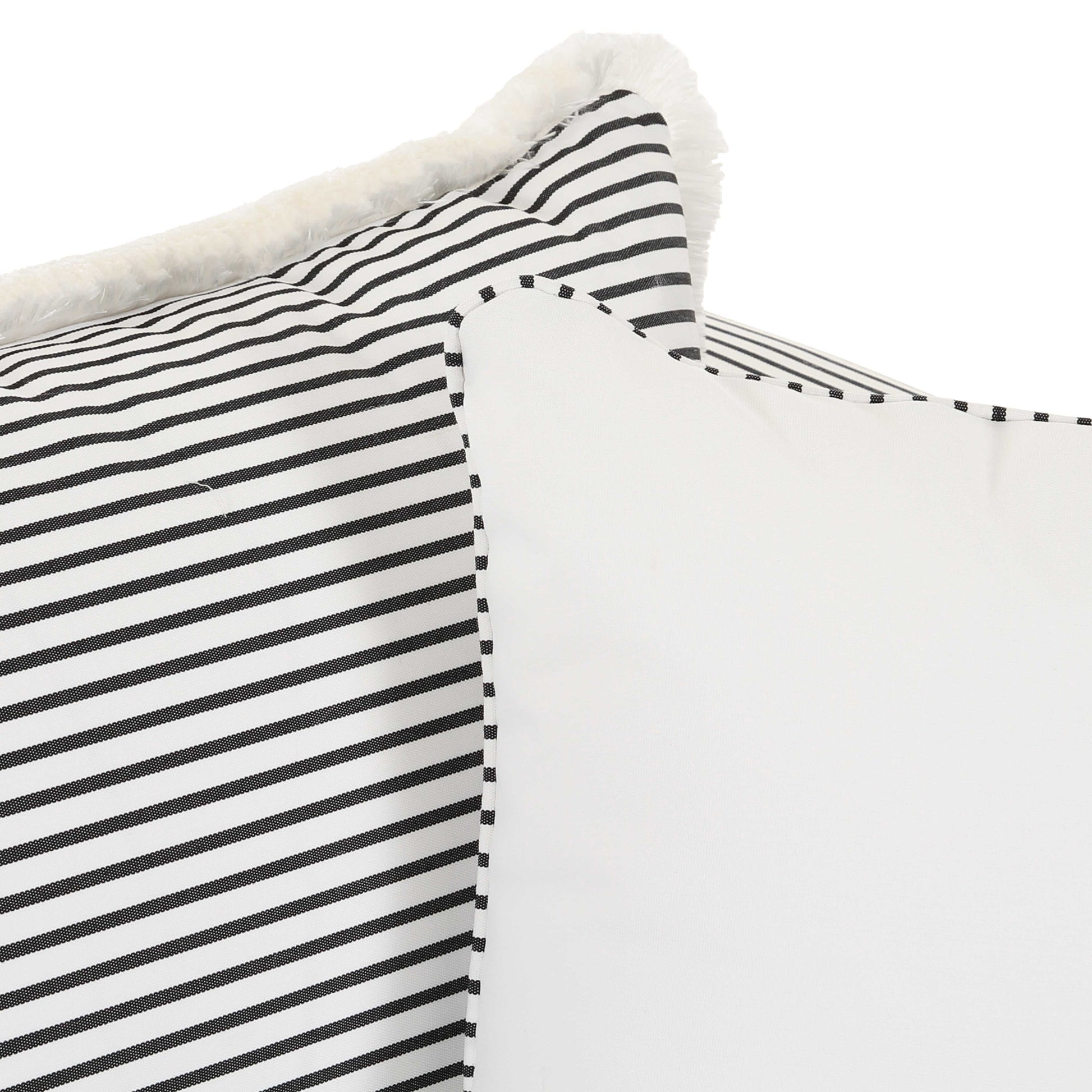 Salty 85" Indoor/Outdoor Sofa - Black Stripes - Image 5