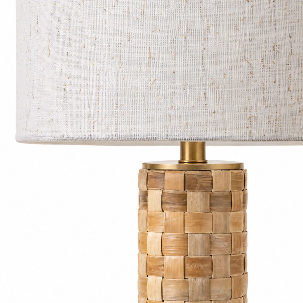Livara Natural Basketweave Romblon Table Lamp - Image 3