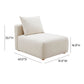 Hangover Modular Armless Chair - Off-White - Image 5