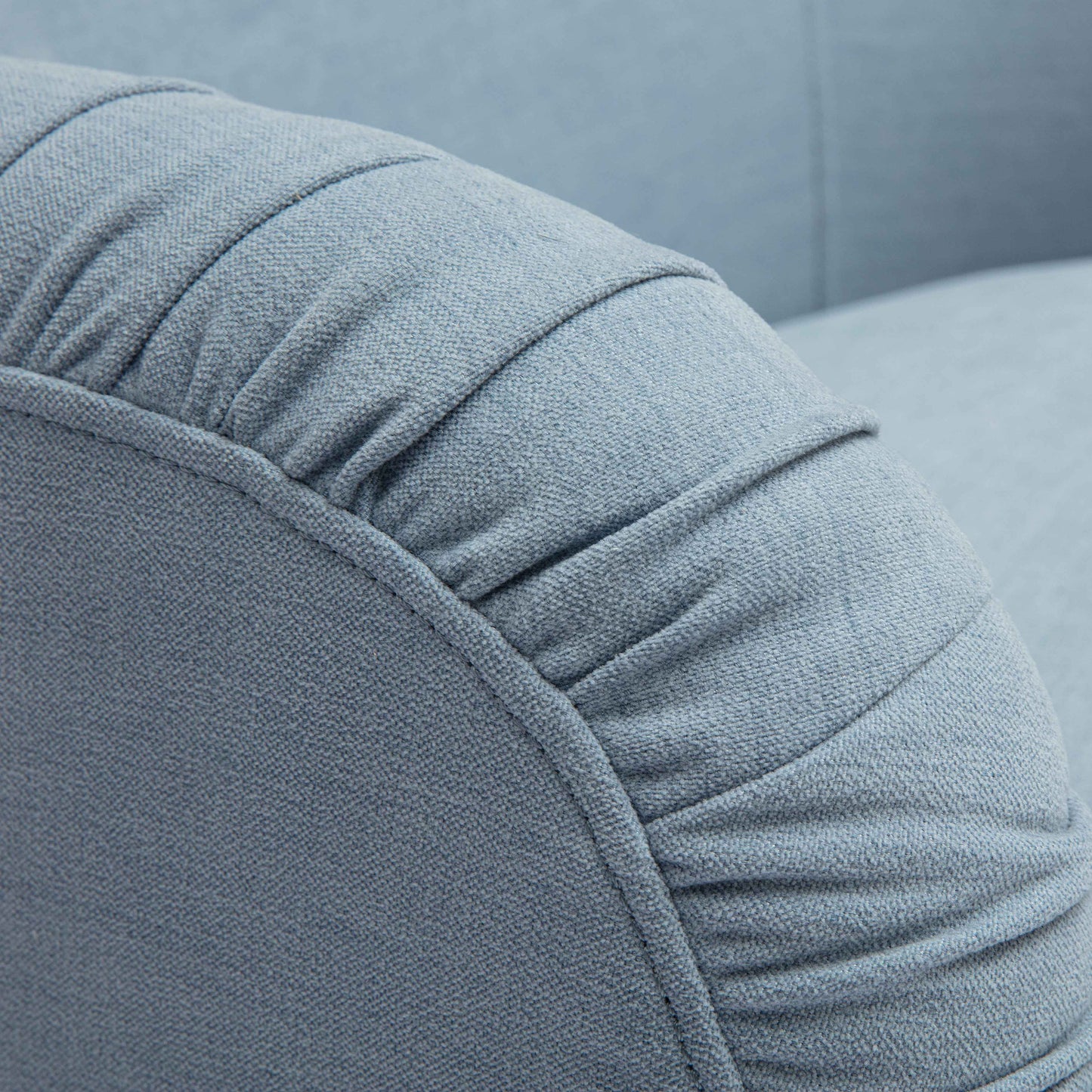 Pamela Tasseled Lounge Accent Chair - Blue - Image 6