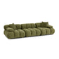 Calliope 118" Modular Sofa - Olive Green - Image 2