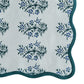 Crissy Cotton Canvas Printed Napkins - Set of 4 - Blue Cornflower - Image 4