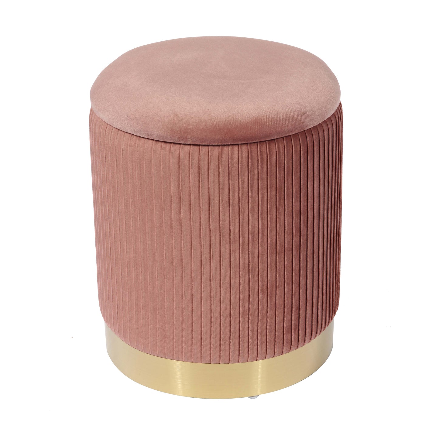 Zoe Storage Ottoman - Blush - Image 3