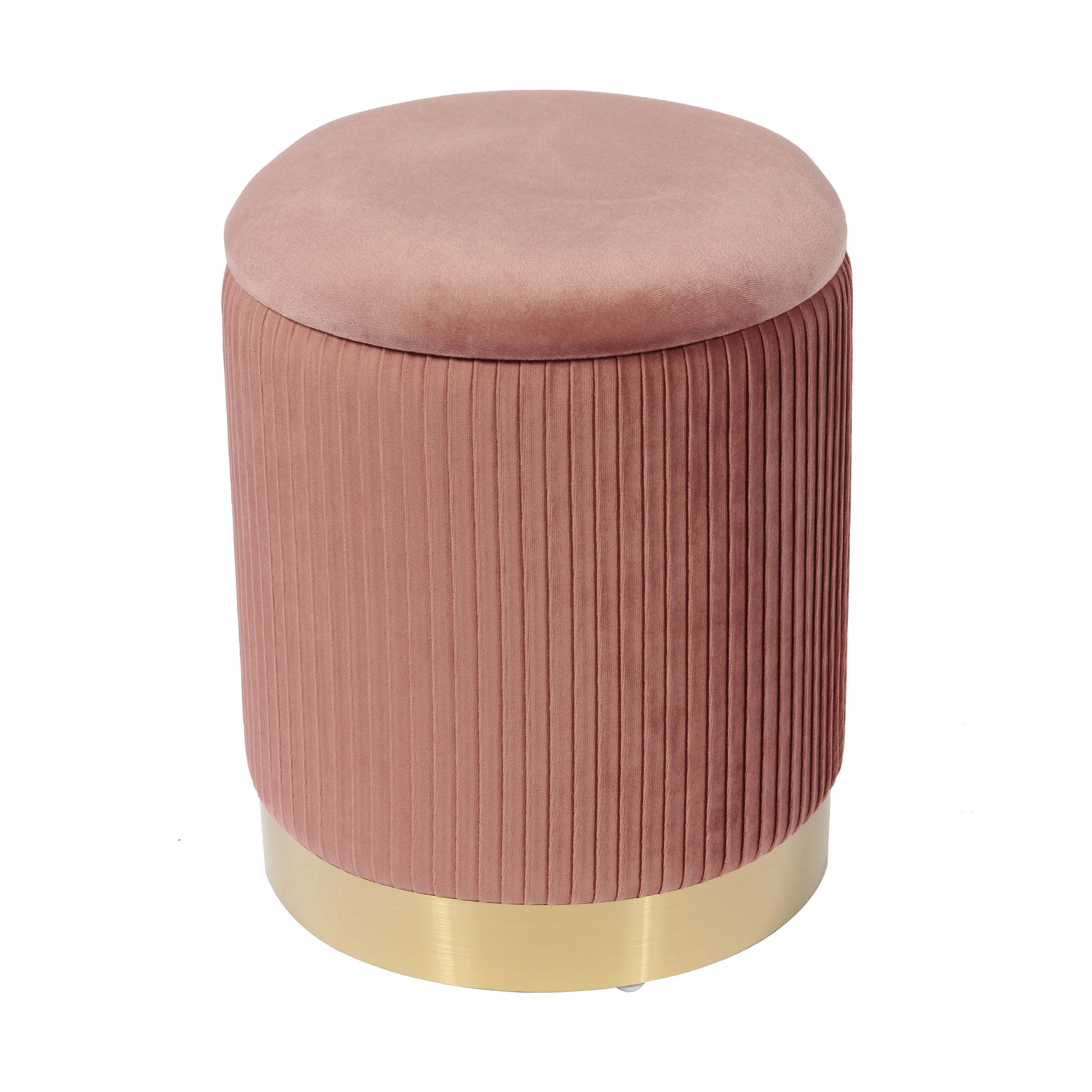 Zoe Storage Ottoman - Blush - Image 3