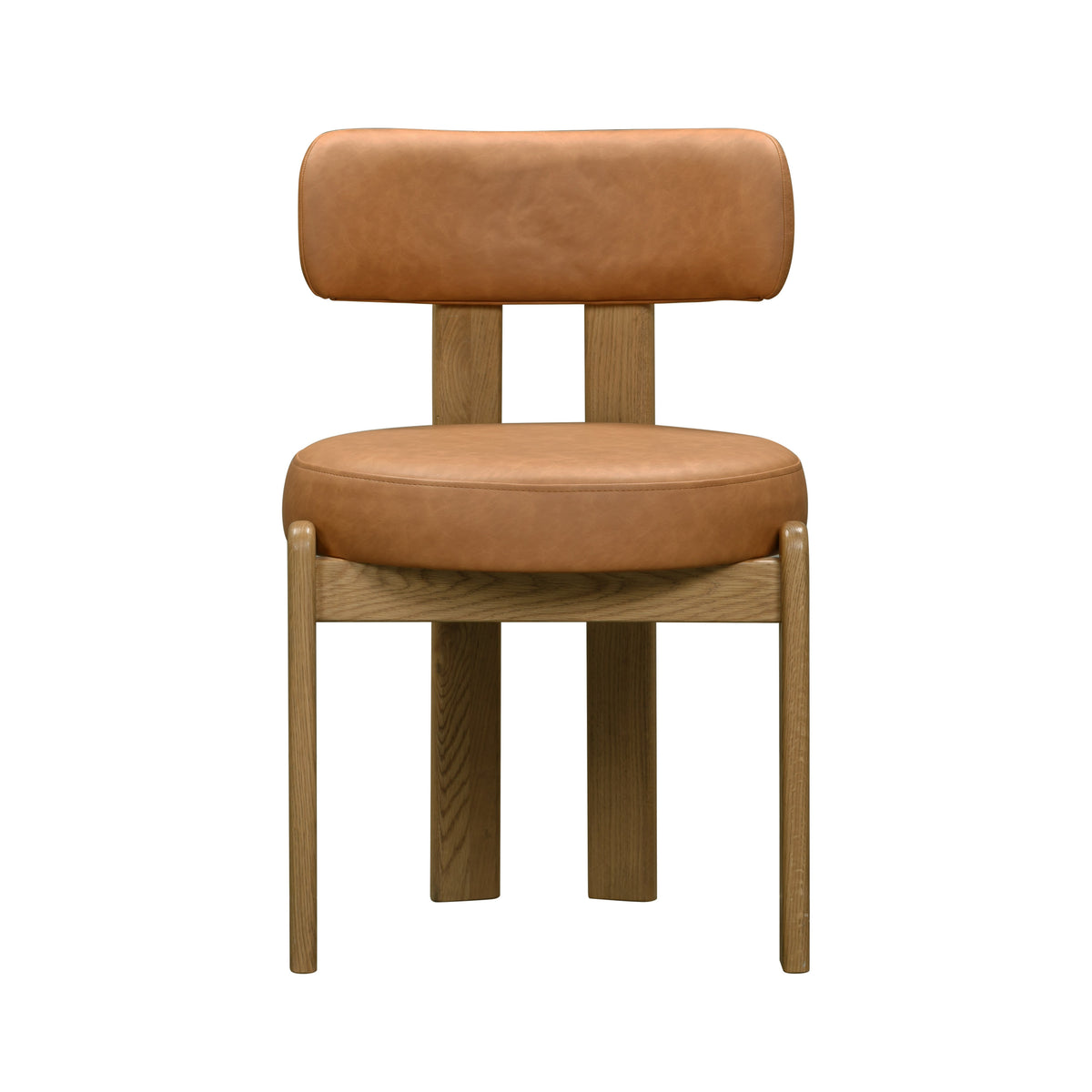 Odessa Performance Dining Chair - Saddle Brown / 33