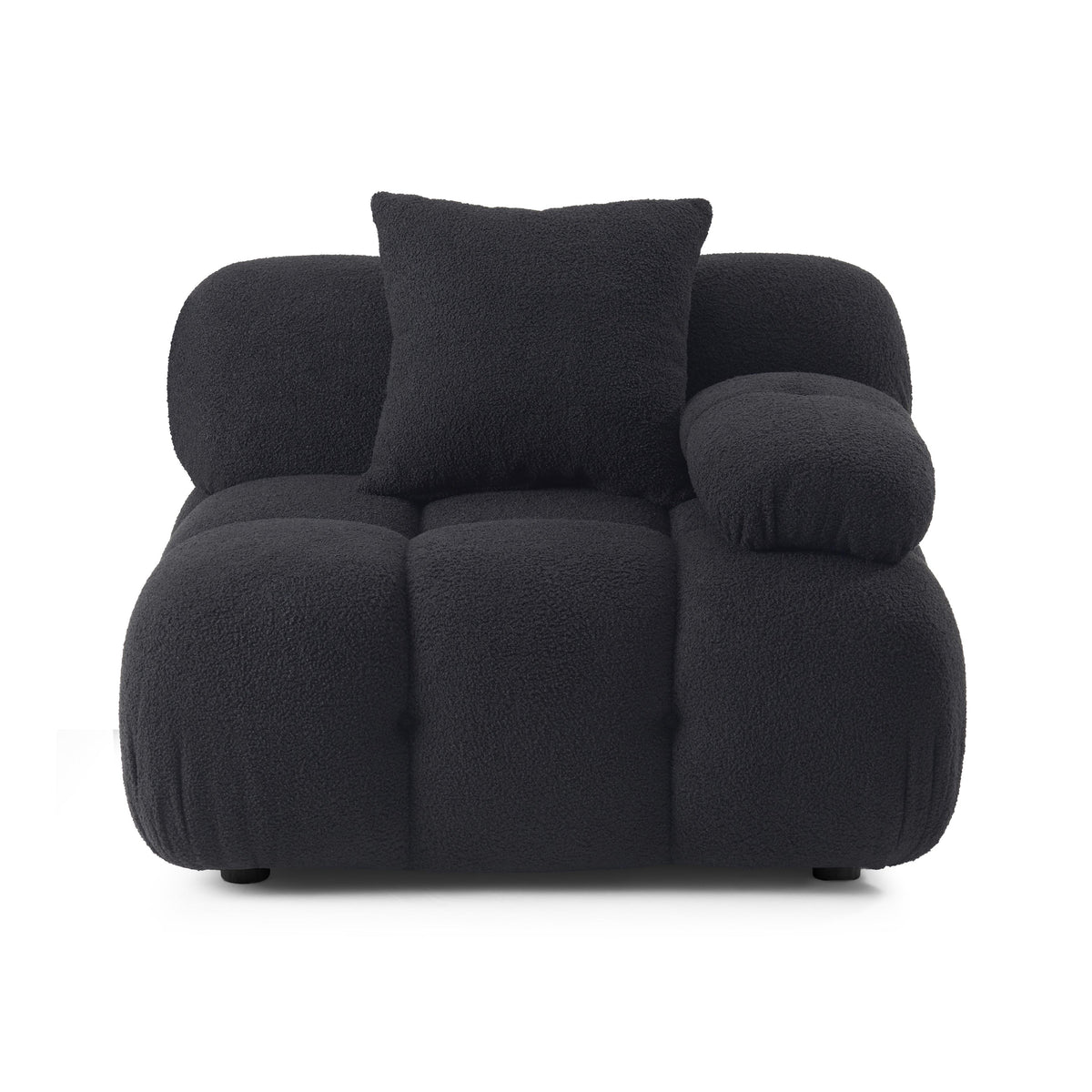 Calliope Performance Modular Corner Chair - Black - Image 6