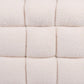 Anita 39" Faux Shearling Storage Bench With Reversible Tray Top - Cream - Image 9