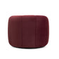 Jasmine Swivel Accent Chair - Berry Red - Image 6