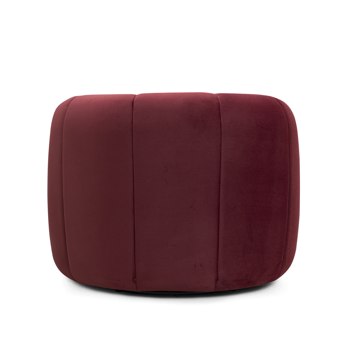 Jasmine Swivel Accent Chair - Berry Red - Image 6