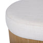 Poppi 49" Cream Performance Fabric Storage Bench - Image 6