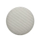Masha Linen Accent Stool - Khaki Stripes - Image 6