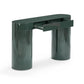 Mira 50" High Gloss Console Table - Green - Image 4