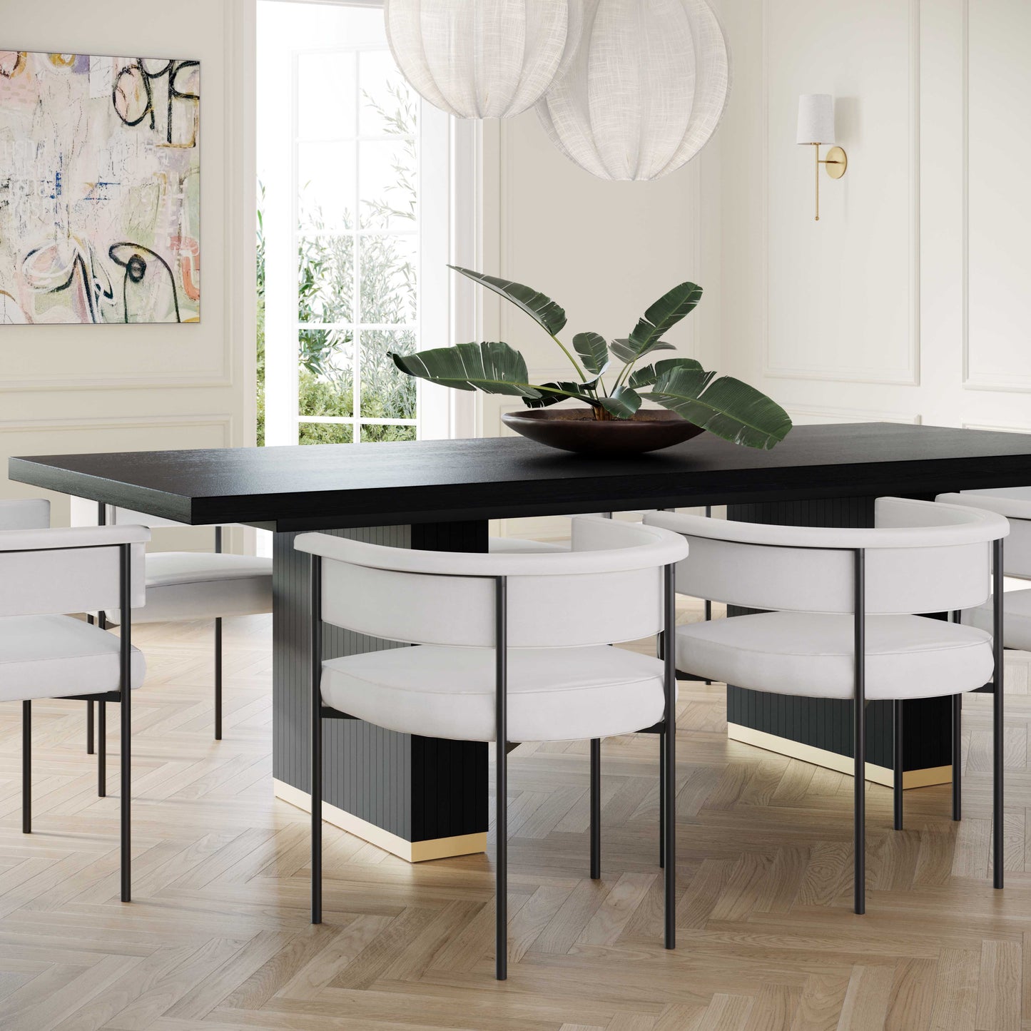 Chelsea Oak Wood Rectangular Dining Table (79