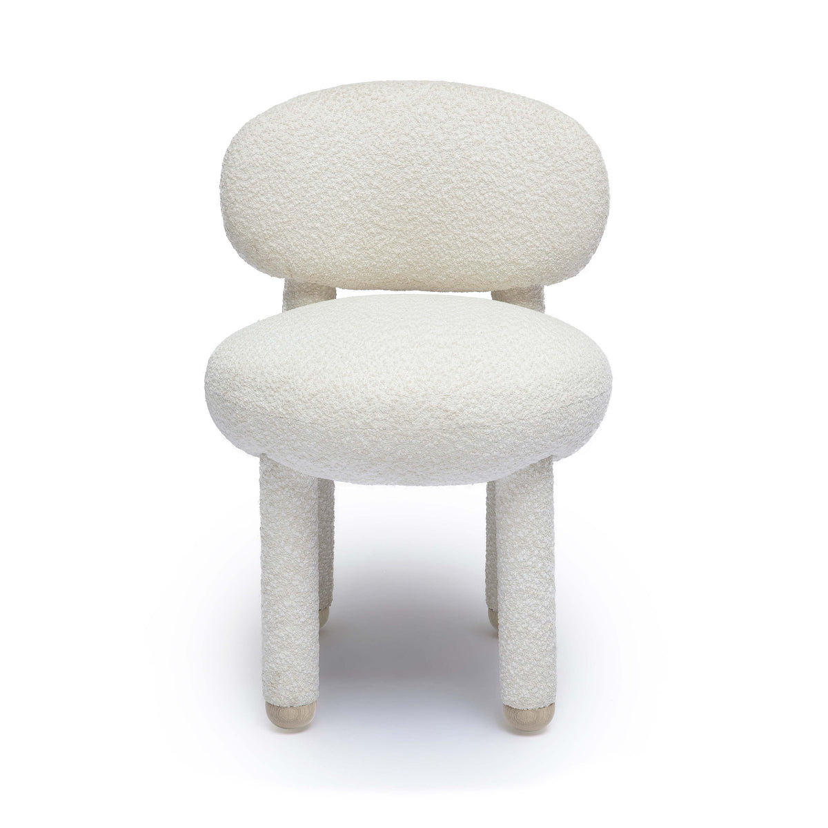 Manu Performance Fabric Side Chair - Off-White - Image 4