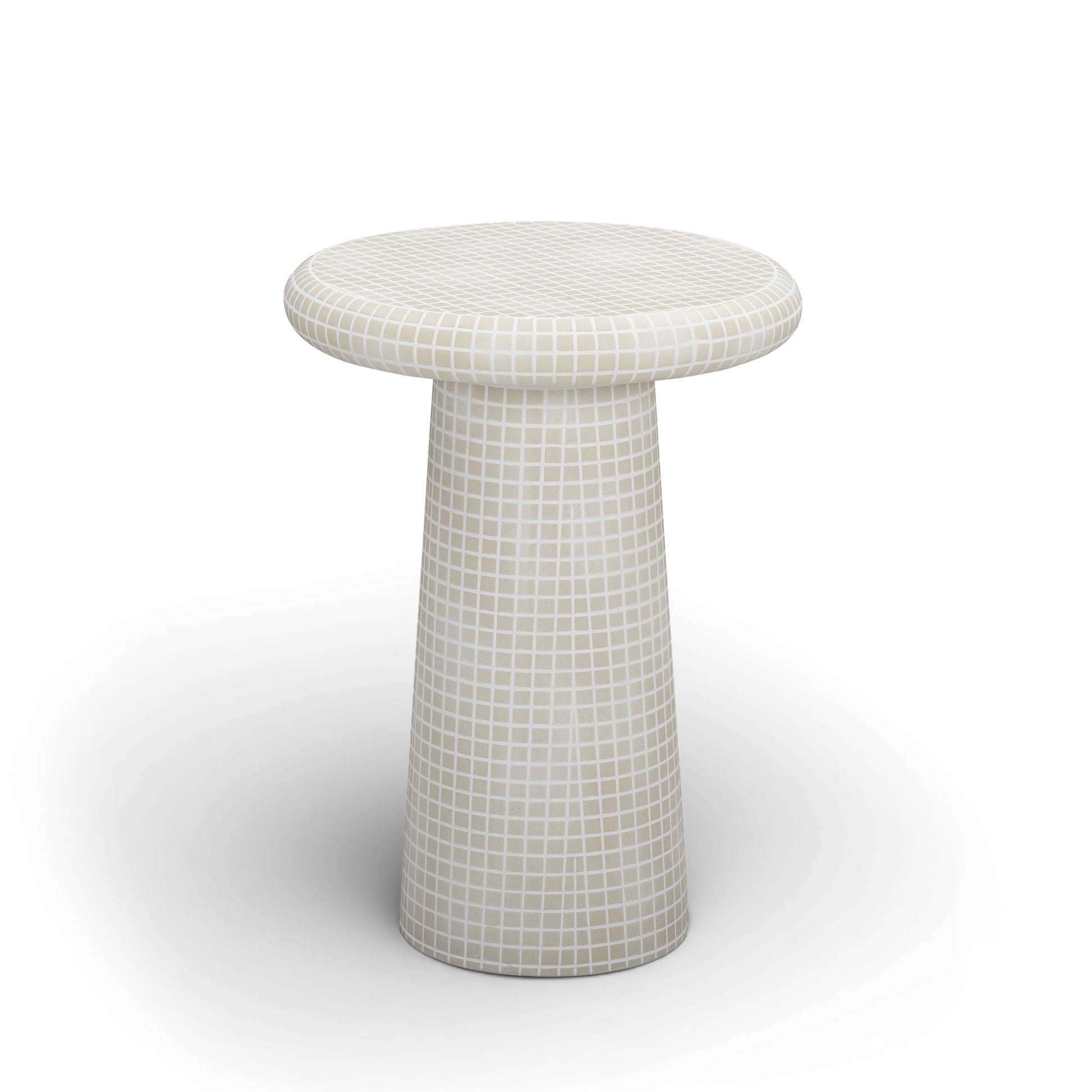Monica Tiled Pattern Indoor/Outdoor Side Table - Image 3
