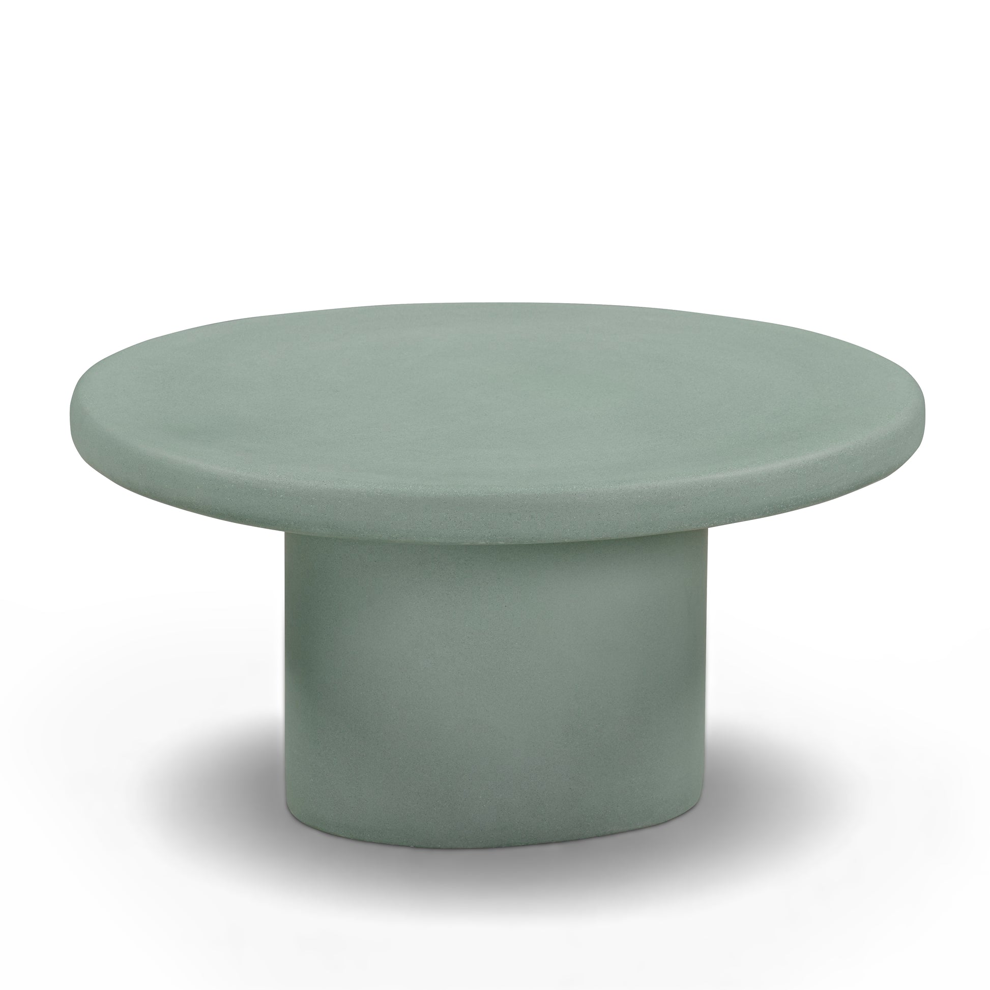 Jade Concrete Indoor/Outdoor Nesting Coffee Table Set - Green - Image 9