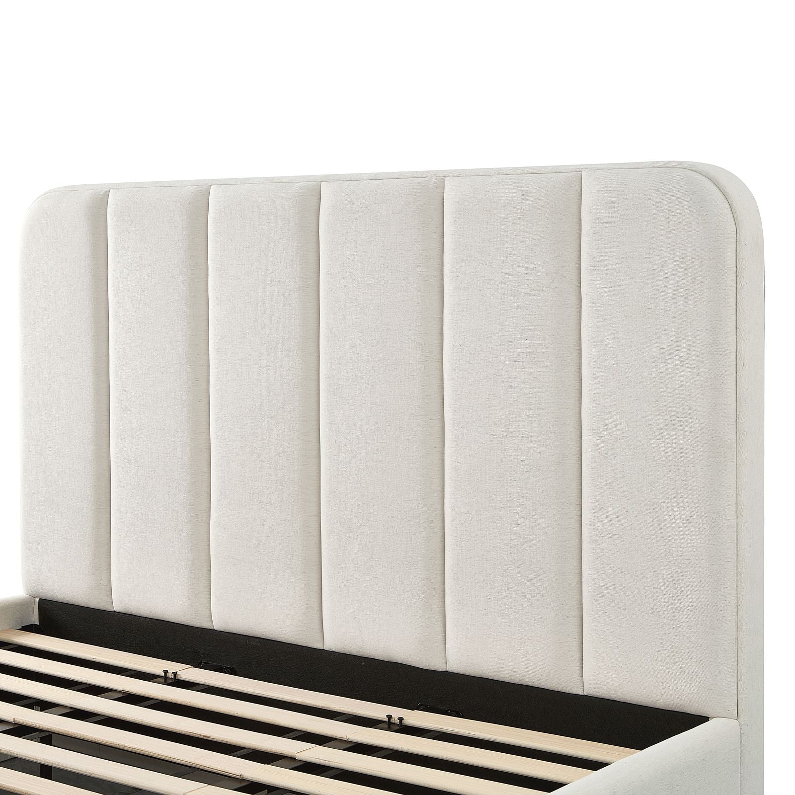 Parker Bed - Cream / King - Image 3