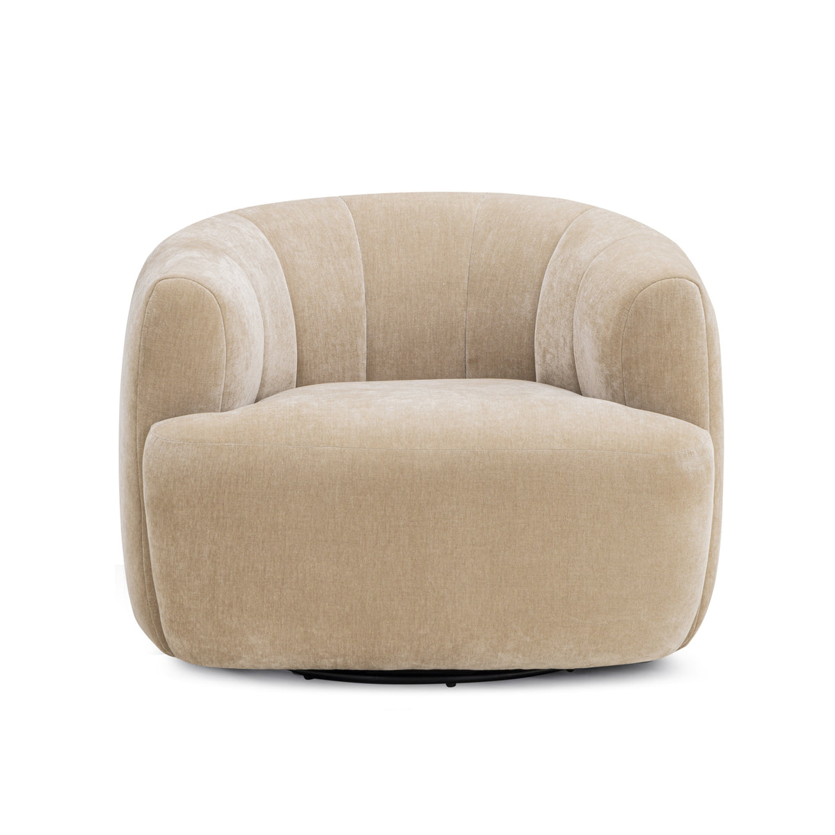 Jasmine Swivel Accent Chair - Oat - Image 3