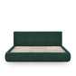 Isla Upholstered Bed - Forest Green / King - Image 5
