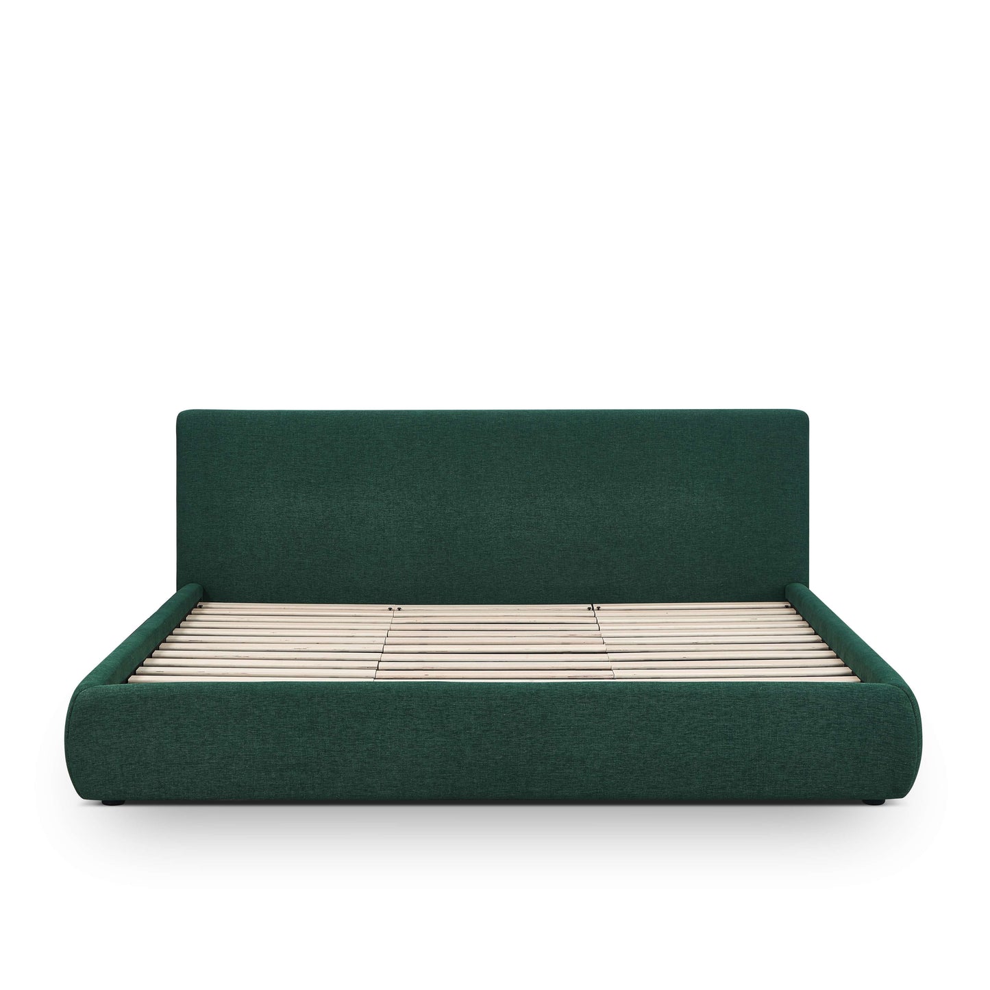 Isla Upholstered Bed - Forest Green / King - Image 5