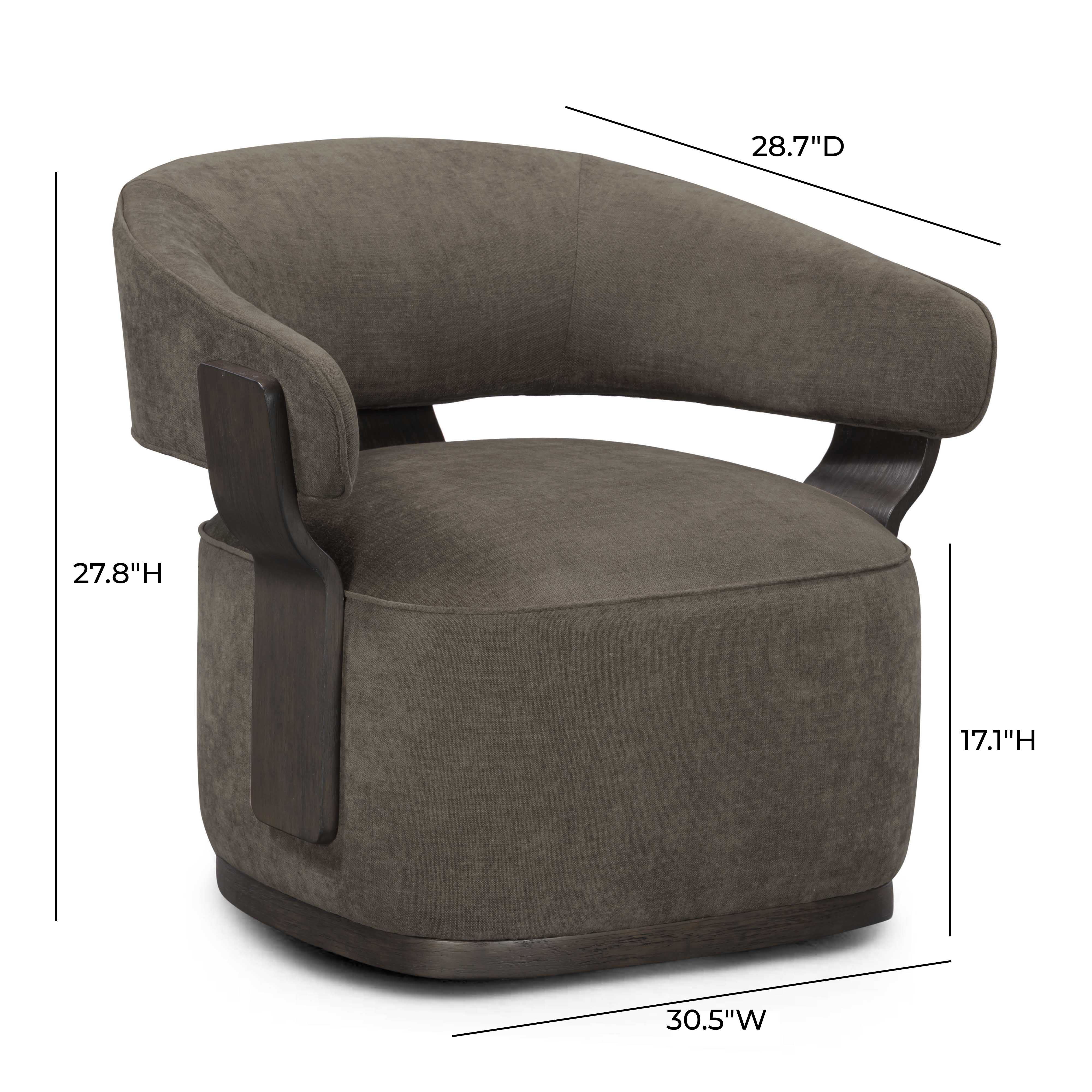 Madison Performance Swivel Accent Chair | TOV Furniture