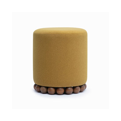 Dex Performance Vegan Mohair Ottoman - Image 1
