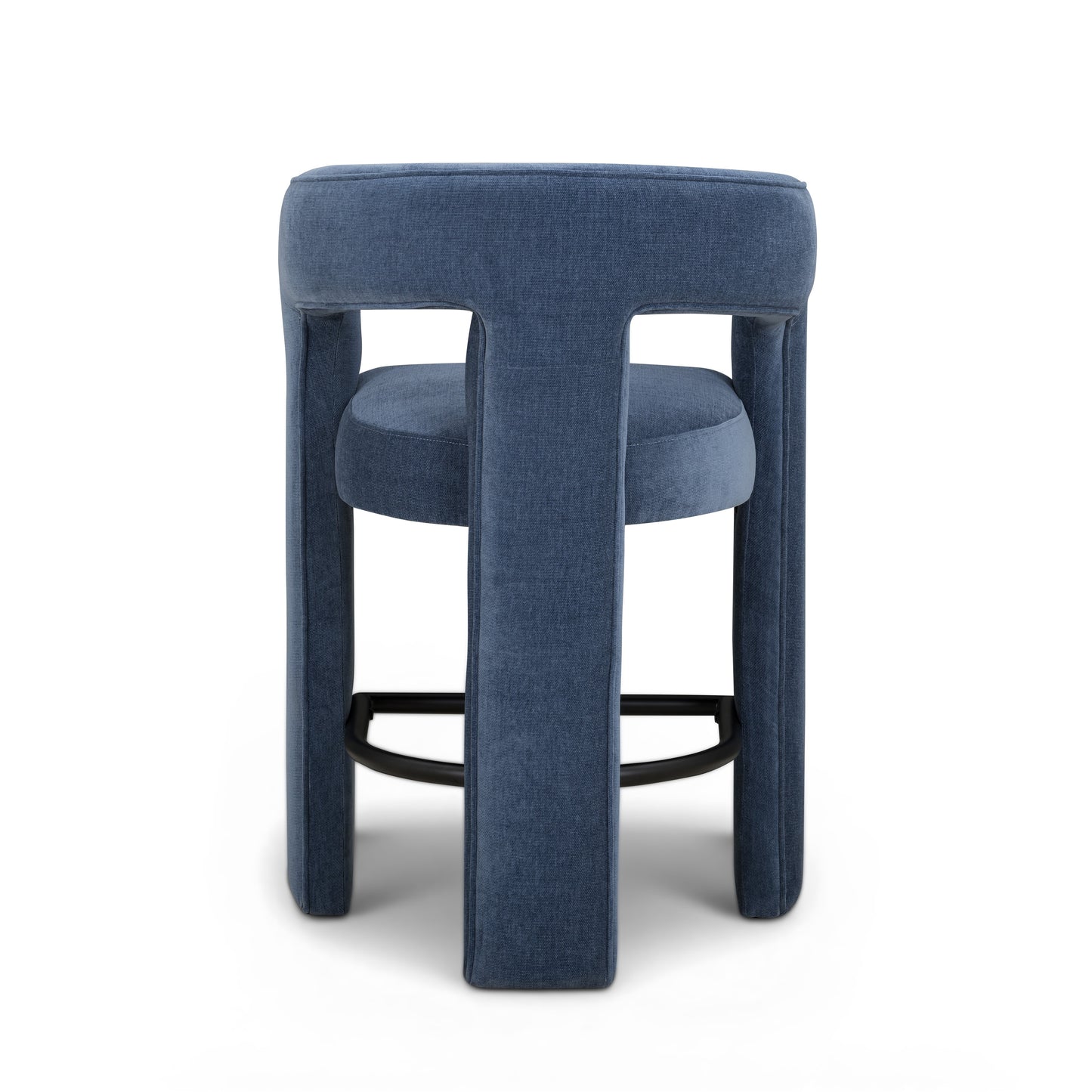 Malone Denim Blue Performance Fabric Counter Stool - Image 5