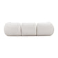 Arezza 4-Piece Stone White Contract-Grade Basketweave Chenille Modular Sectional - Image 4
