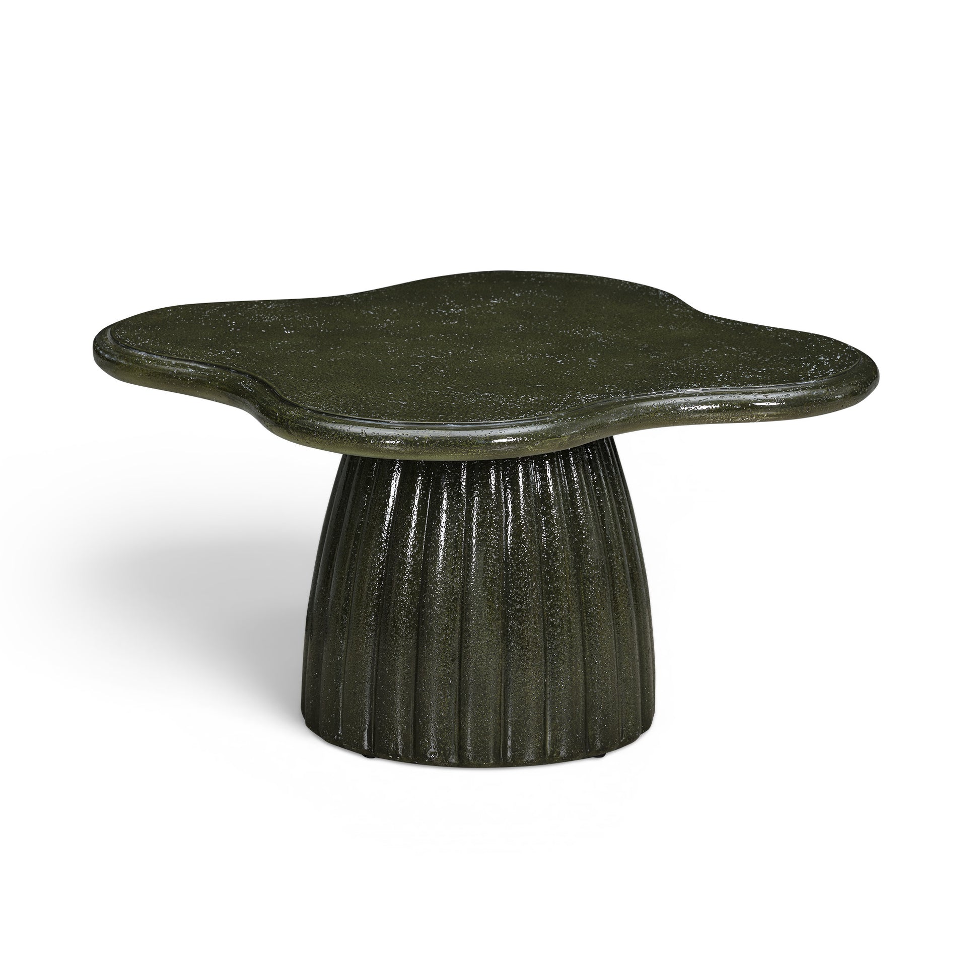 Addison 32" Green Concrete Indoor/Outdoor Coffee Table - Image 2