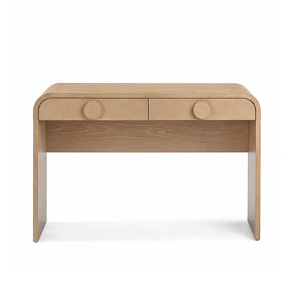 Moonrise 48" Natural Ash 2-Drawer Desk - Default Title - Image 1