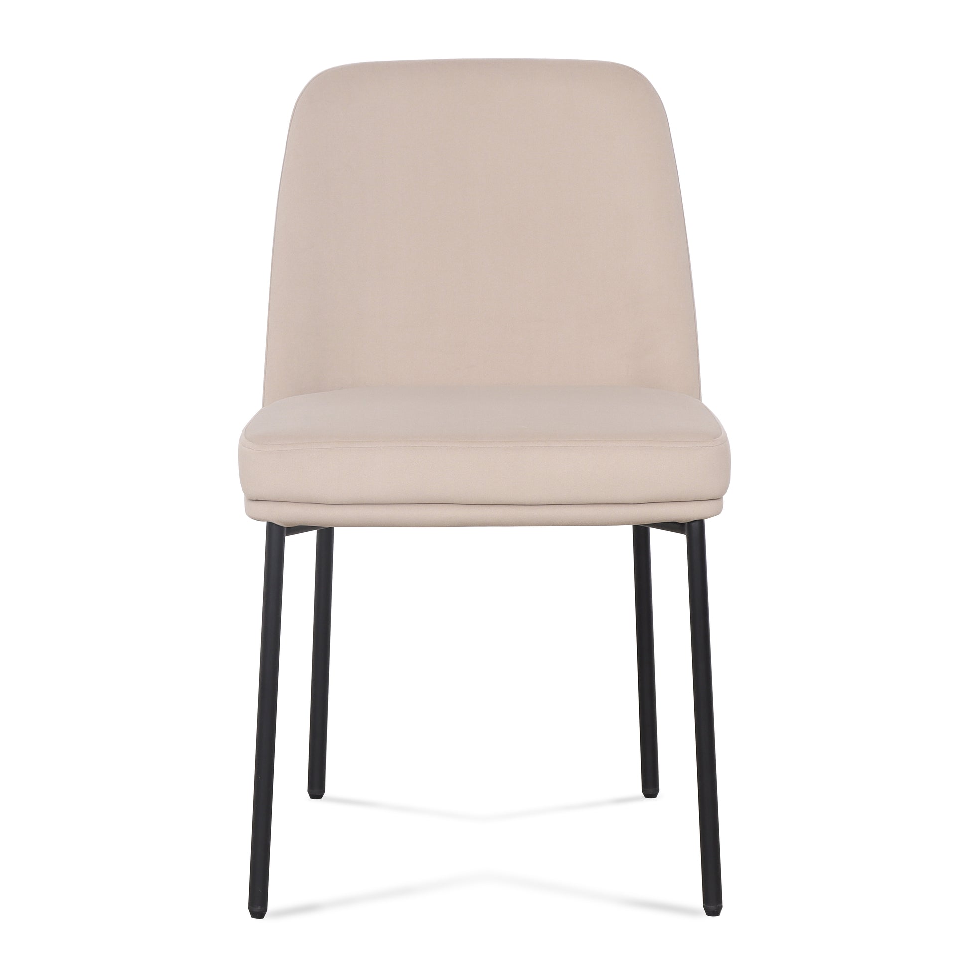 Sydney Performance Velvet Dining Chair - Set of 2 - Taupe - Image 3