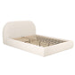 Bara Performance Velvet Bed - Cream / Queen - Image 5