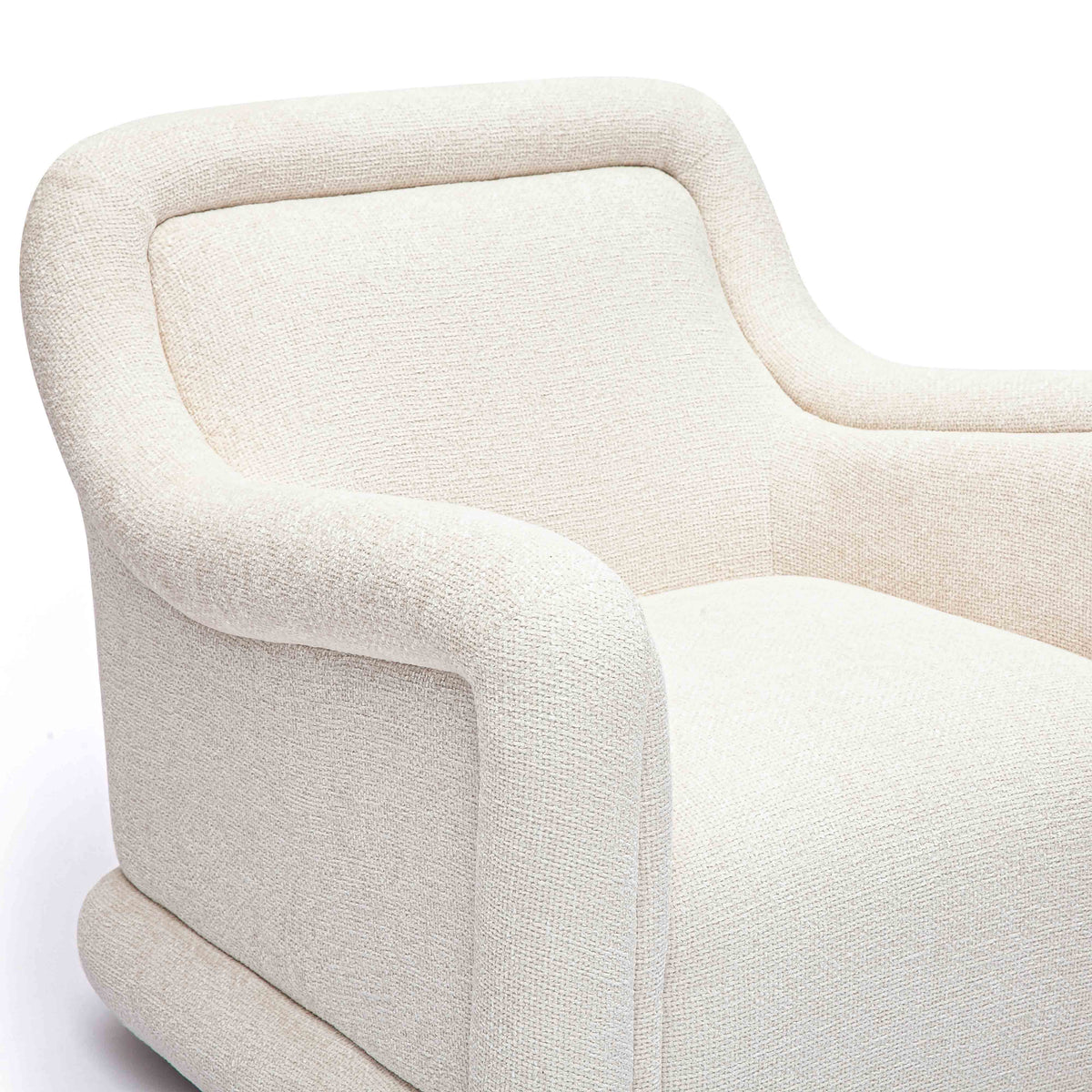 Charli Performance Swivel Chair - Off-White - Image 5
