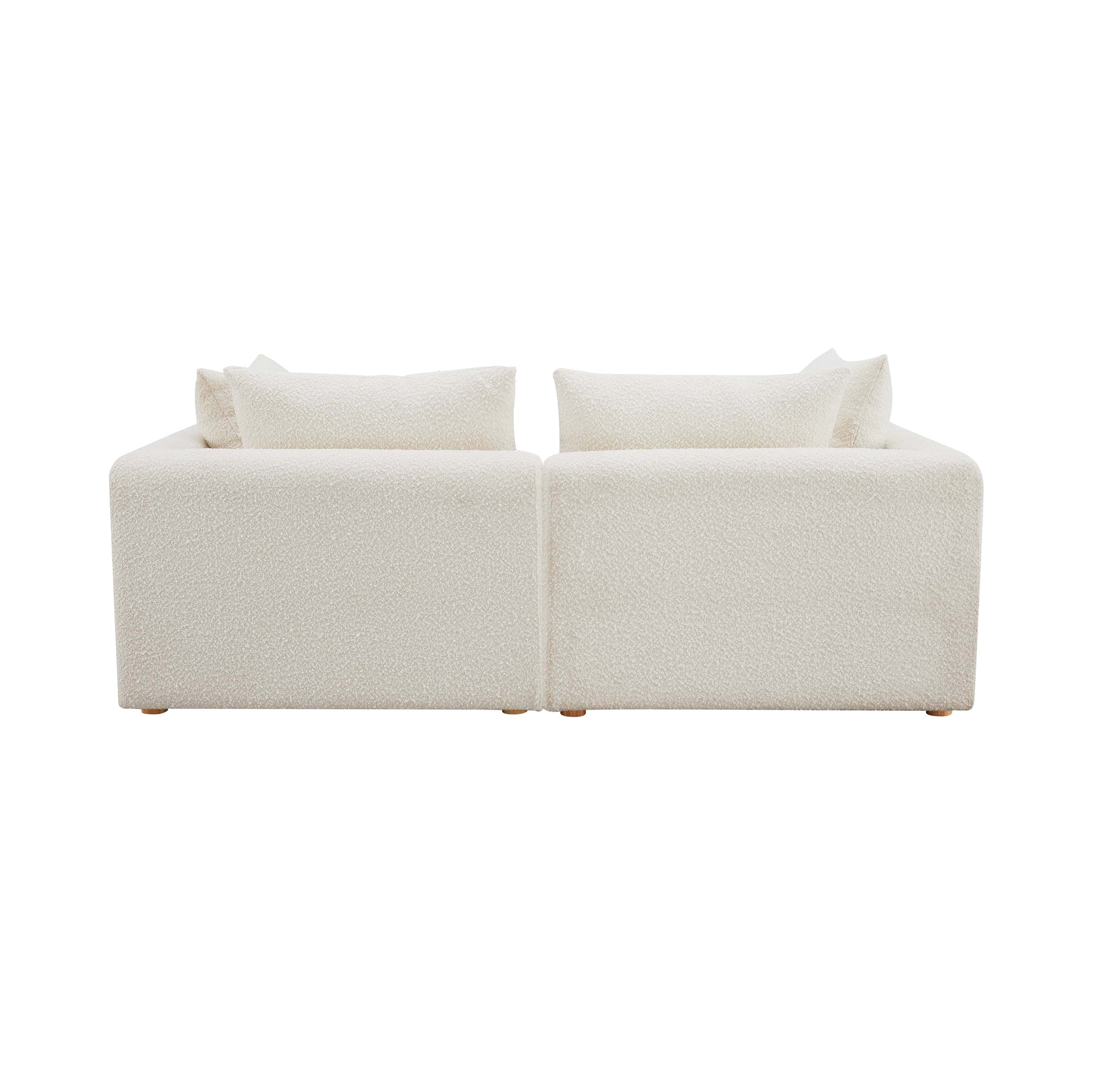 Hangover 81" Modular Loveseat - Cream - Image 3
