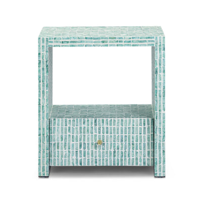 Tia 20" Mother of Pearl Nightstand - Image 1