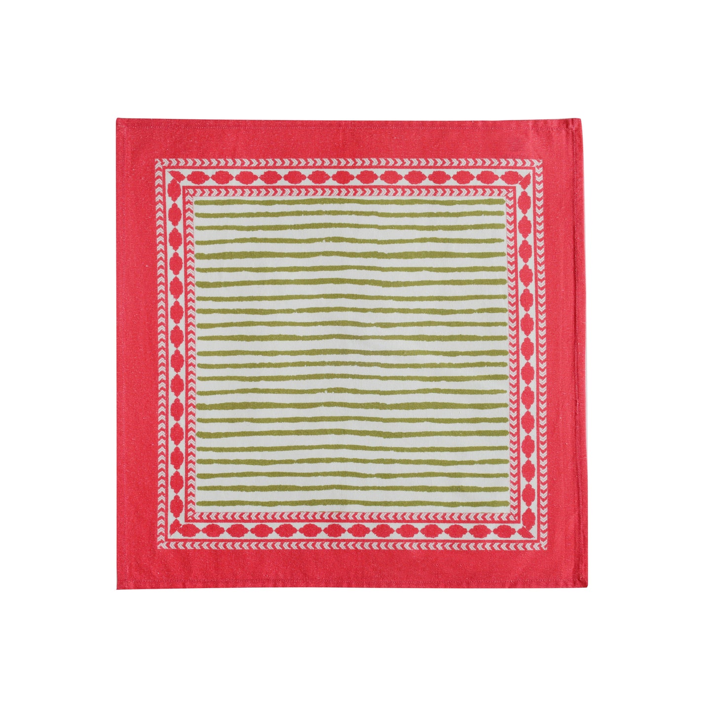 Crissy Cotton Canvas Printed Napkins - Set of 4 - Pink - Image 2