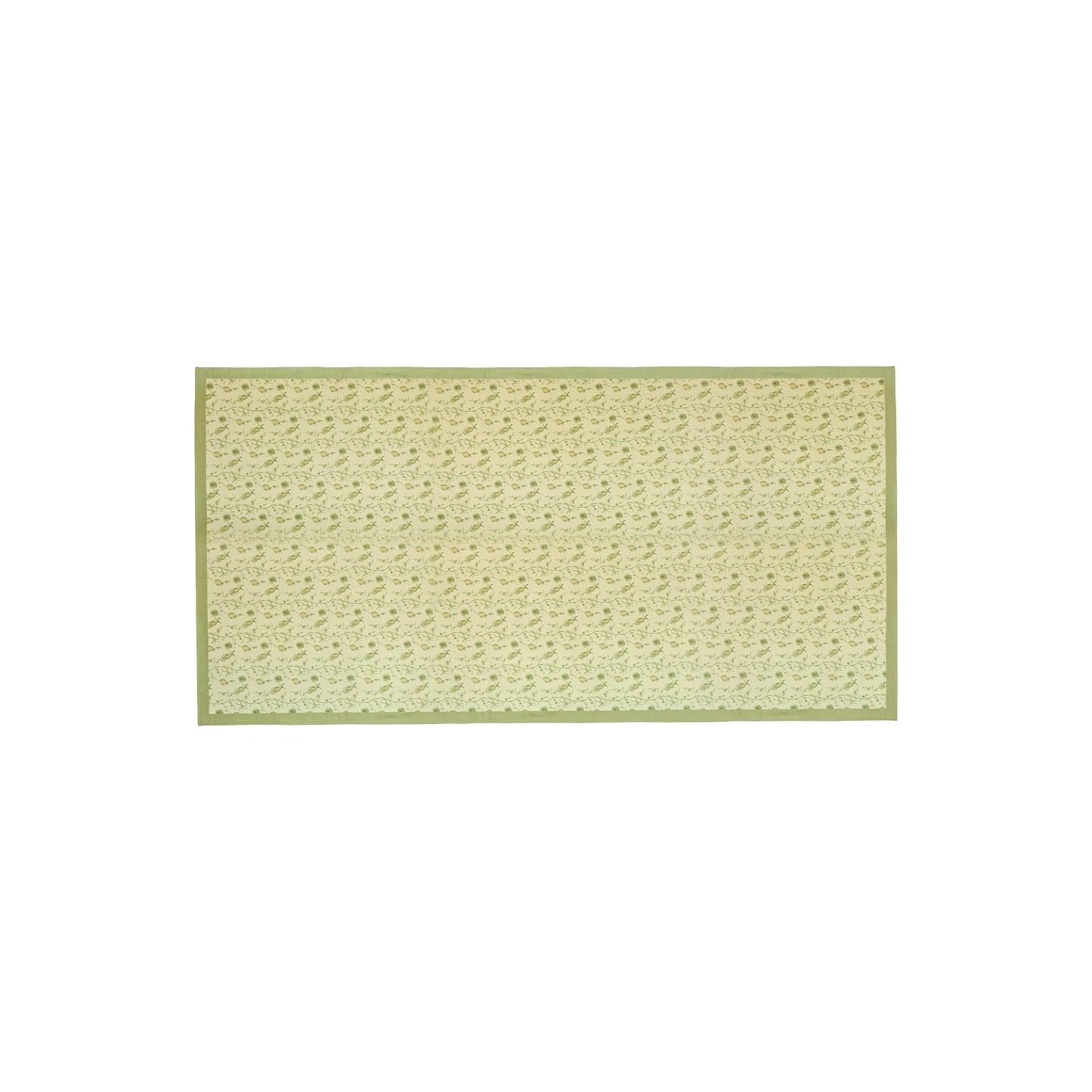 Dolce Natural Cotton Table Cloth - Olive Green / 70