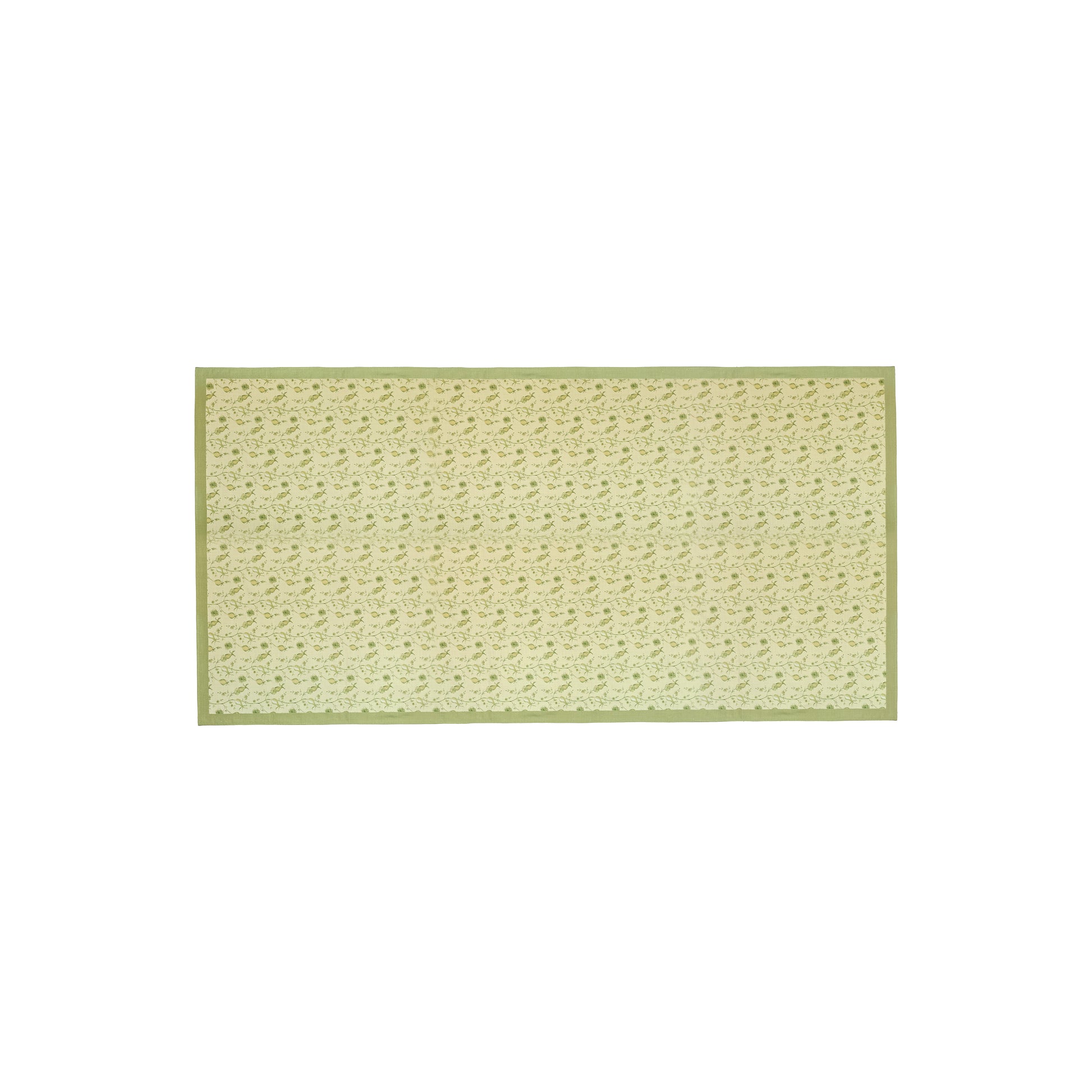 Dolce Natural Cotton Table Cloth - Olive Green / 70" x 140" - Image 1