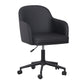 Sydney Performance Vegan Leather Office Desk Chair - Black - Image 2