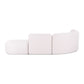 Gorge 5-Piece Modular Euro Sectional - Cream - Image 3
