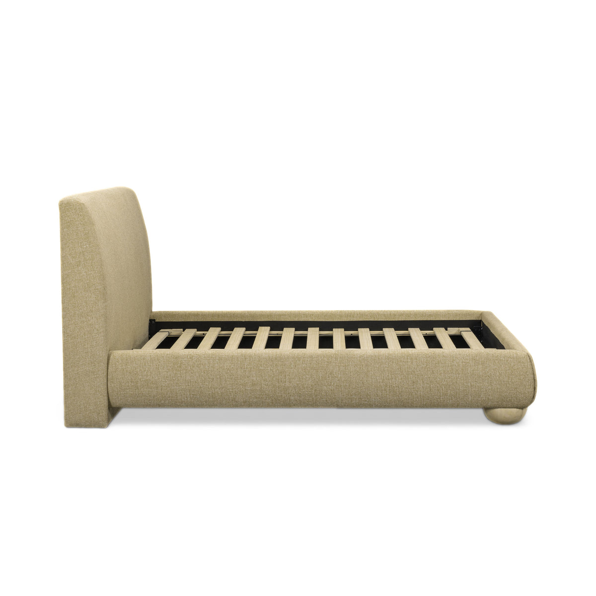 Rayne Textured Fabric Bed - Honey / Queen - Image 8