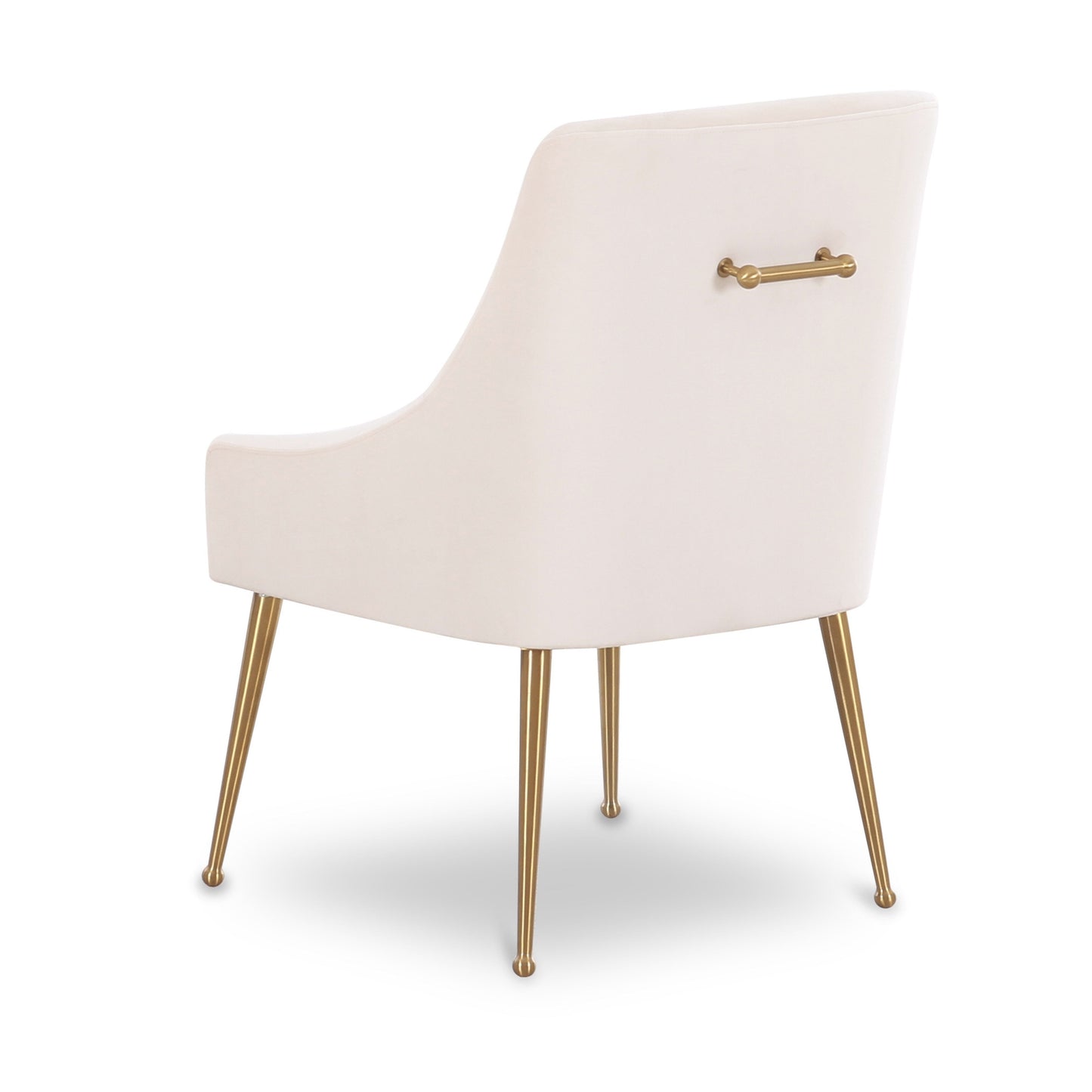 Beatrix Performance Velvet Dining Chair - Cream - Image 3