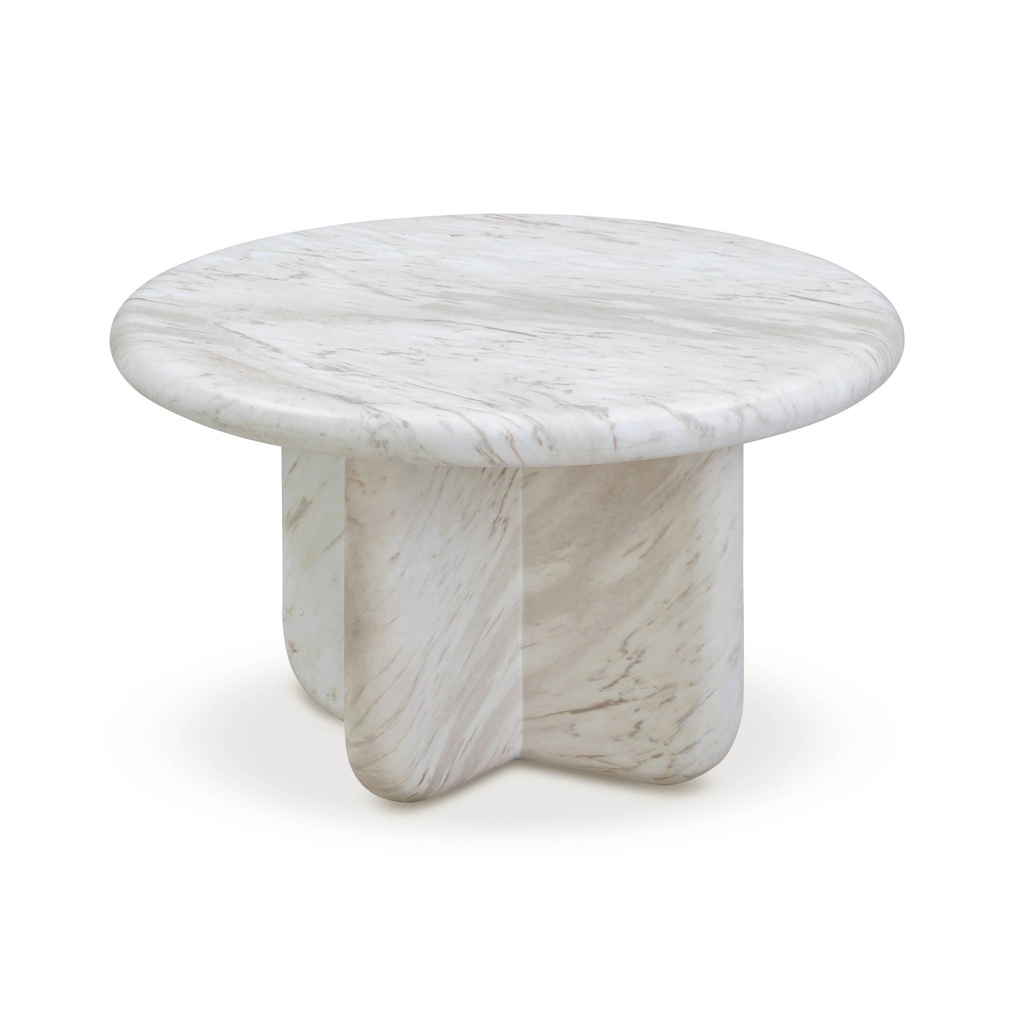 Juju Faux Marble Indoor/Outdoor Round Coffee Table (24