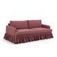 Gertrude Upcycled Performance Fabric Sofa - Plum - Image 3