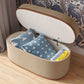 Olivier 41" Oval Storage Ottoman - Ivory - Image 2
